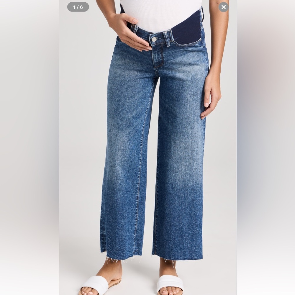 DL1961 Maternity Flare Jeans in Blue